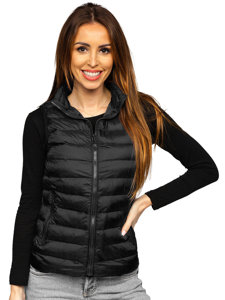 Gilet matelassé pour femme noir Bolf 23077