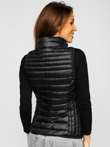 Gilet matelassé pour femme noir Bolf B2705