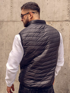 Gilet matelassé pour homme noir Bolf 7103A