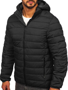 Homme Blouson à mi-saison matelassé à capuche Graphite Bolf 5M3197