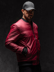 Homme Blouson bomber de transition Bordeaux Bolf AK95A1