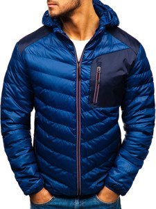 Homme Blouson de transition Bleu foncé Bolf 1901