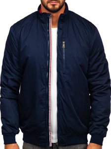 Homme Blouson de transition Bleu foncé Bolf 1907