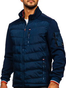 Homme Blouson de transition Bleu foncé Bolf EX2357