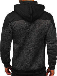 Homme Blouson de transition à capuche Graphite Bolf TC1229