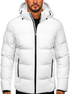 Homme Blouson d'hiver Blanc Bolf 9978