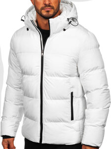 Homme Blouson d'hiver Blanc Bolf 9978