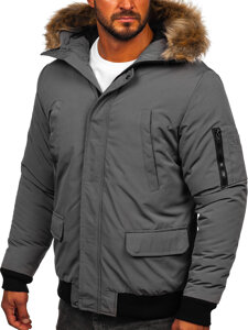 Homme Blouson d'hiver Graphite Bolf 2019A