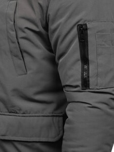 Homme Blouson d'hiver Graphite Bolf 2019A