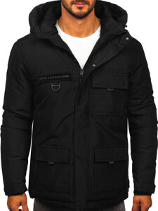 Homme Blouson d'hiver Noir Bolf 31M5018