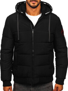 Homme Blouson d'hiver Noir Bolf 31M5031