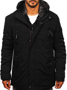 Homme Blouson d'hiver Noir Bolf 5M712