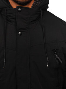 Homme Blouson d'hiver Noir Bolf 5M712