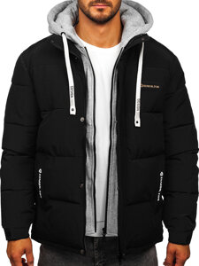 Homme Blouson d'hiver Noir Bolf 62M9518