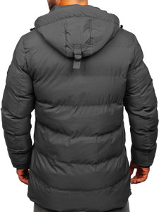 Homme Blouson d'hiver matelassé Gris Bolf 7330