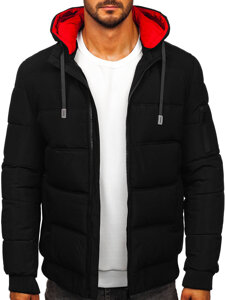 Homme Blouson d'hiver matelassé Noir Bolf 31M5003