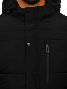 Homme Blouson d'hiver matelassé Noir Bolf 31M5013