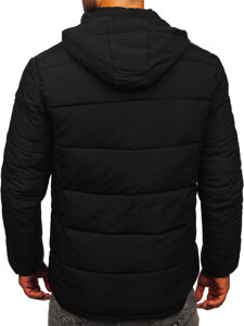 Homme Blouson d'hiver matelassé Noir Bolf 31M5027