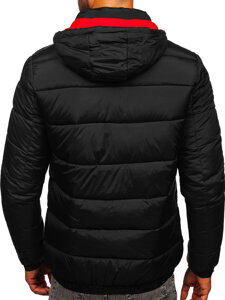 Homme Blouson d'hiver matelassé Noir Bolf 31M5037