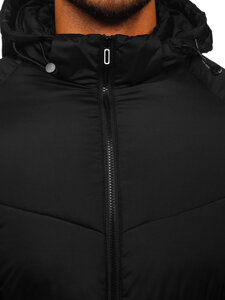 Homme Blouson d'hiver matelassé Noir Bolf 31M5058