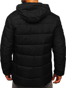 Homme Blouson d'hiver matelassé Noir Bolf 57M7505