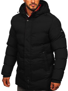 Homme Blouson d'hiver matelassé Noir Bolf 7330