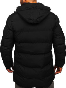 Homme Blouson d'hiver matelassé Noir Bolf 7330