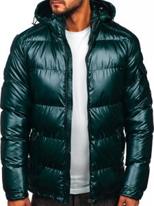 Homme Blouson d'hiver matelassé oversize Vert Bolf EX2138B