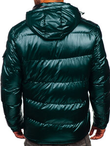 Homme Blouson d'hiver matelassé oversize Vert Bolf EX2138B