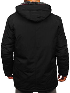 Homme Blouson d'hiver parka Noir Bolf 5M3221