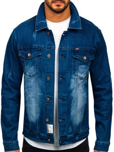 Homme Blouson en jean Bleu foncé Bolf MJ525BS