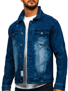 Homme Blouson en jean Bleu foncé Bolf MJ525BS