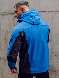 Homme Blouson softshell Bleu Bolf T019A