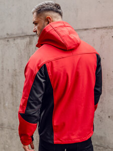 Homme Blouson softshell Rouge Bolf T019A