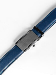 Homme Ceinture en cuir Bleu foncé Bolf C005