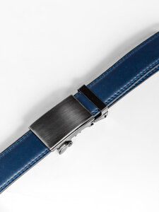 Homme Ceinture en cuir Bleu foncé Bolf C007