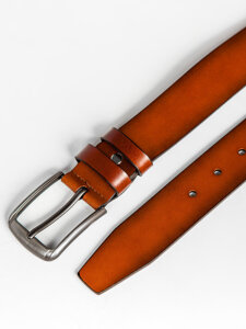 Homme Ceinture en cuir Marron Bolf 831