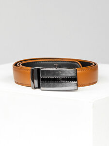 Homme Ceinture en cuir Marron Bolf C006