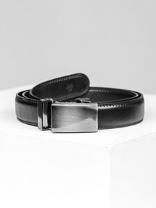 Homme Ceinture en cuir Noir Bolf 52