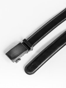 Homme Ceinture en cuir Noir Bolf 52