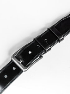 Homme Ceinture en cuir Noir Bolf 831-1