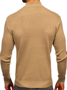 Homme Col roulé basique Beige Bolf H2402