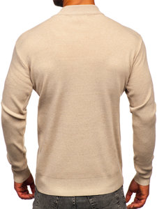 Homme Col roulé basique Beige Bolf S8561