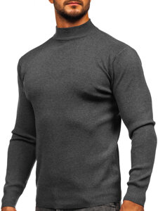 Homme Col roulé basique Graphite Bolf H2402