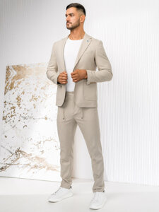 Homme Costume casual Beige ciel Bolf 09