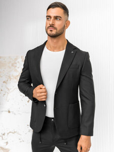 Homme Costume casual Noir Bolf 09