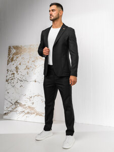 Homme Costume casual Noir Bolf 12