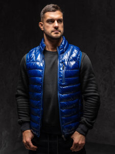 Homme Gilet matelassé Bleu Bolf R0109AA1