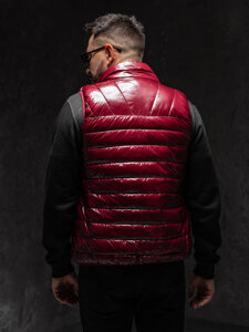 Homme Gilet matelassé Bordeaux Bolf R0109AA1