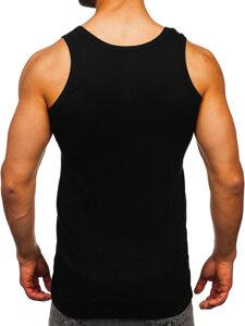 Homme Maillot de corps basique Noir Bolf 6000-3P